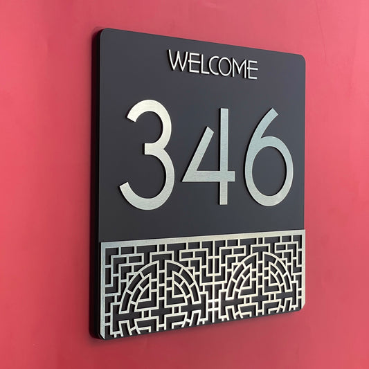 House Number Signs - Australian made | Lustre SH2 | SW2