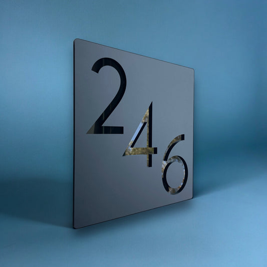House Number Signs - Australian Made - Prisma 2 | SW2