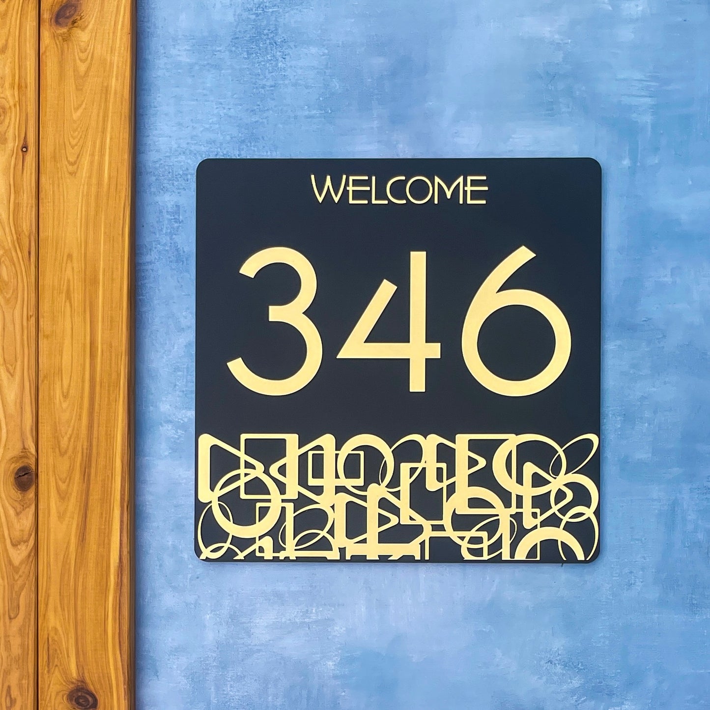 House Number Signs - Australian made | Lustre SH3 | SW2