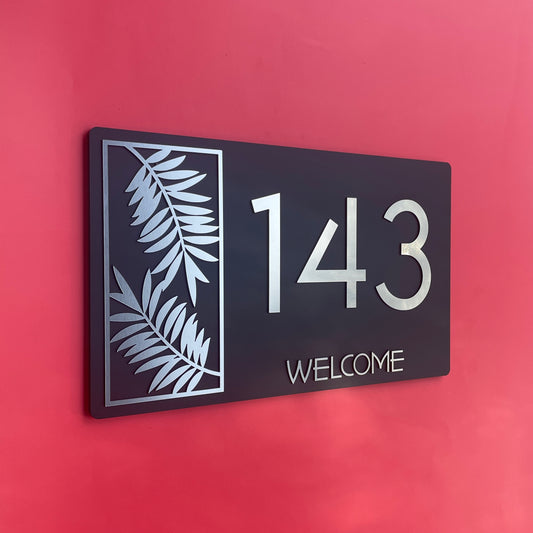 House Number Signs - Australian made | Lustre L2 | SW2