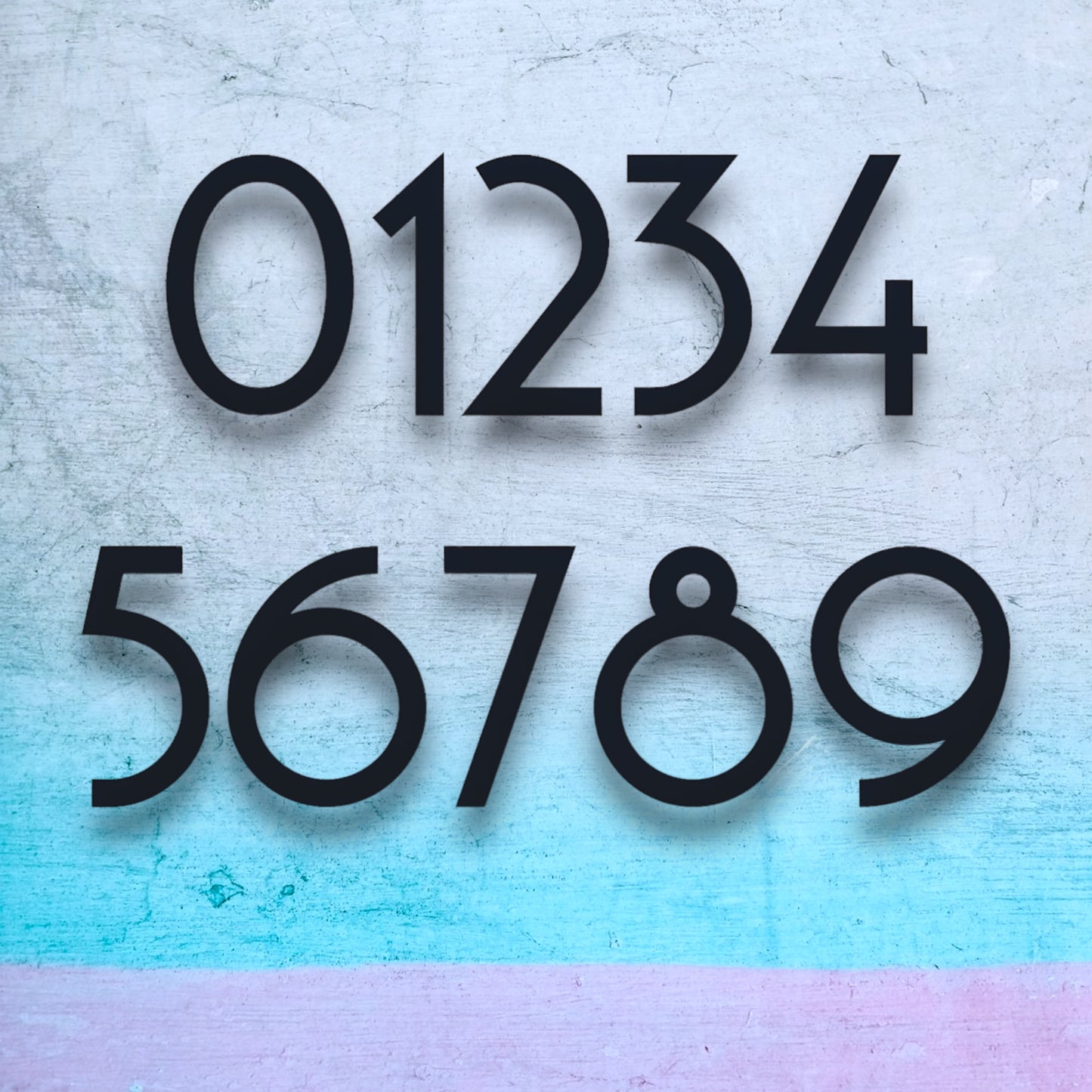Australian made house number | Copasetic