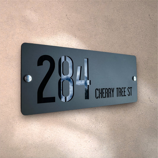 House Number Signs - Australian made - Nouveau 2 | SW2