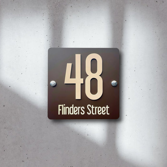 House Number Signs - Australian made - Legacy S3 | SW2