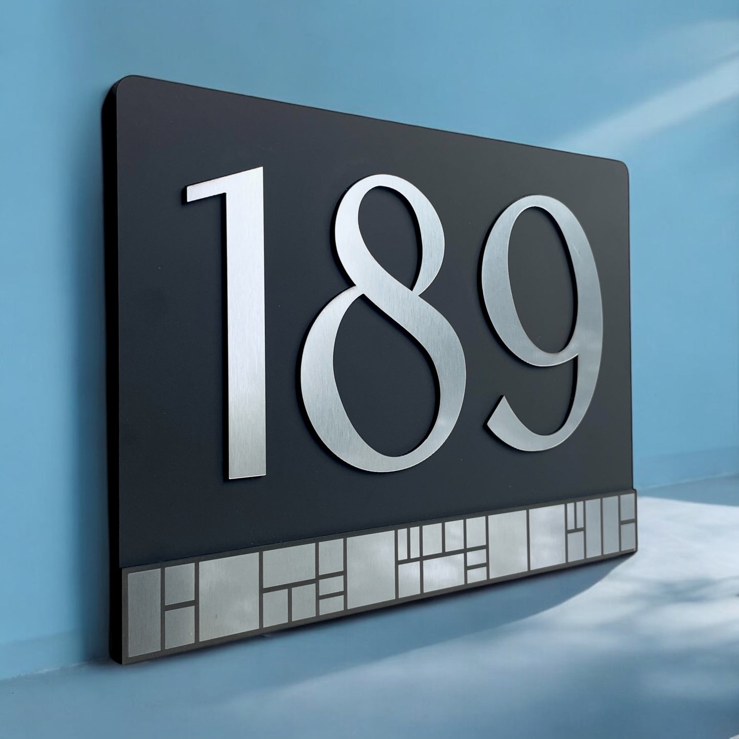 House Number Signs - Australian Made - Elevate 4 | SW2