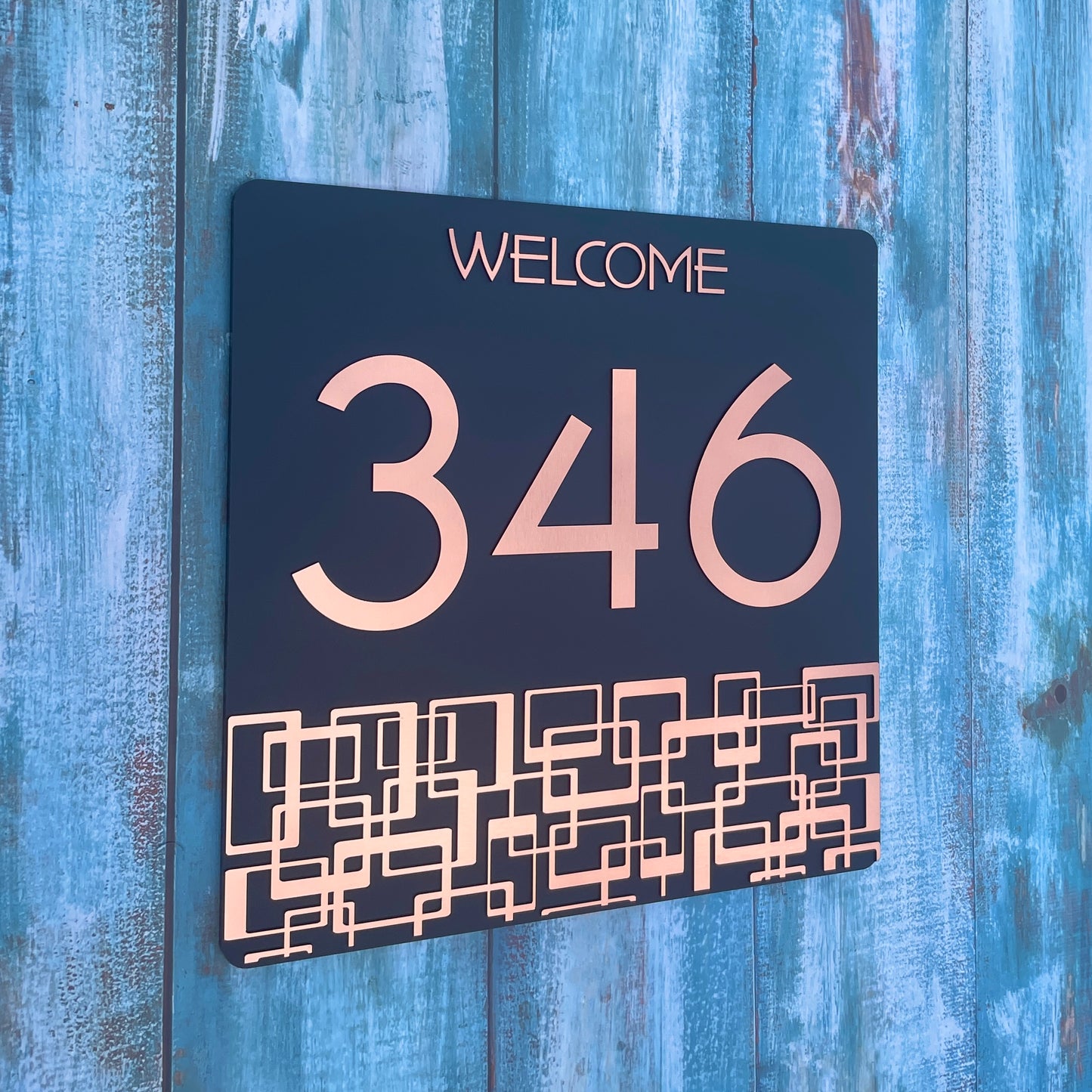 House Number Signs - Australian made | Lustre SH1 | SW2