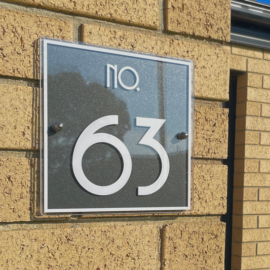 House Number Signs - Australian made | Metro 2 | SW2
