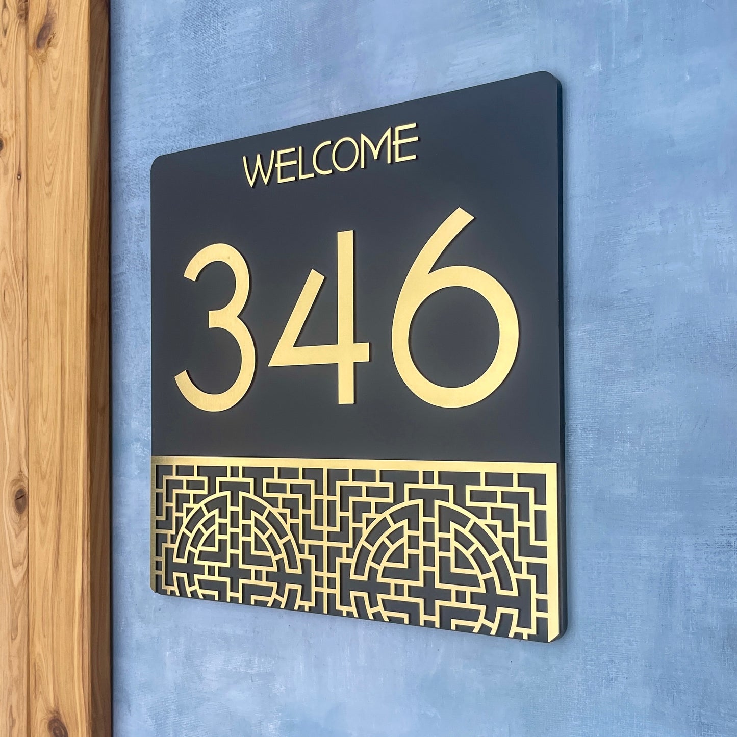 House Number Signs - Australian made | Lustre SH2 | SW2