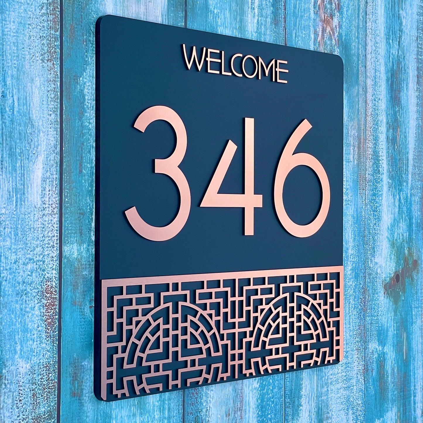 House Number Signs - Australian made | Lustre SH2 | SW2