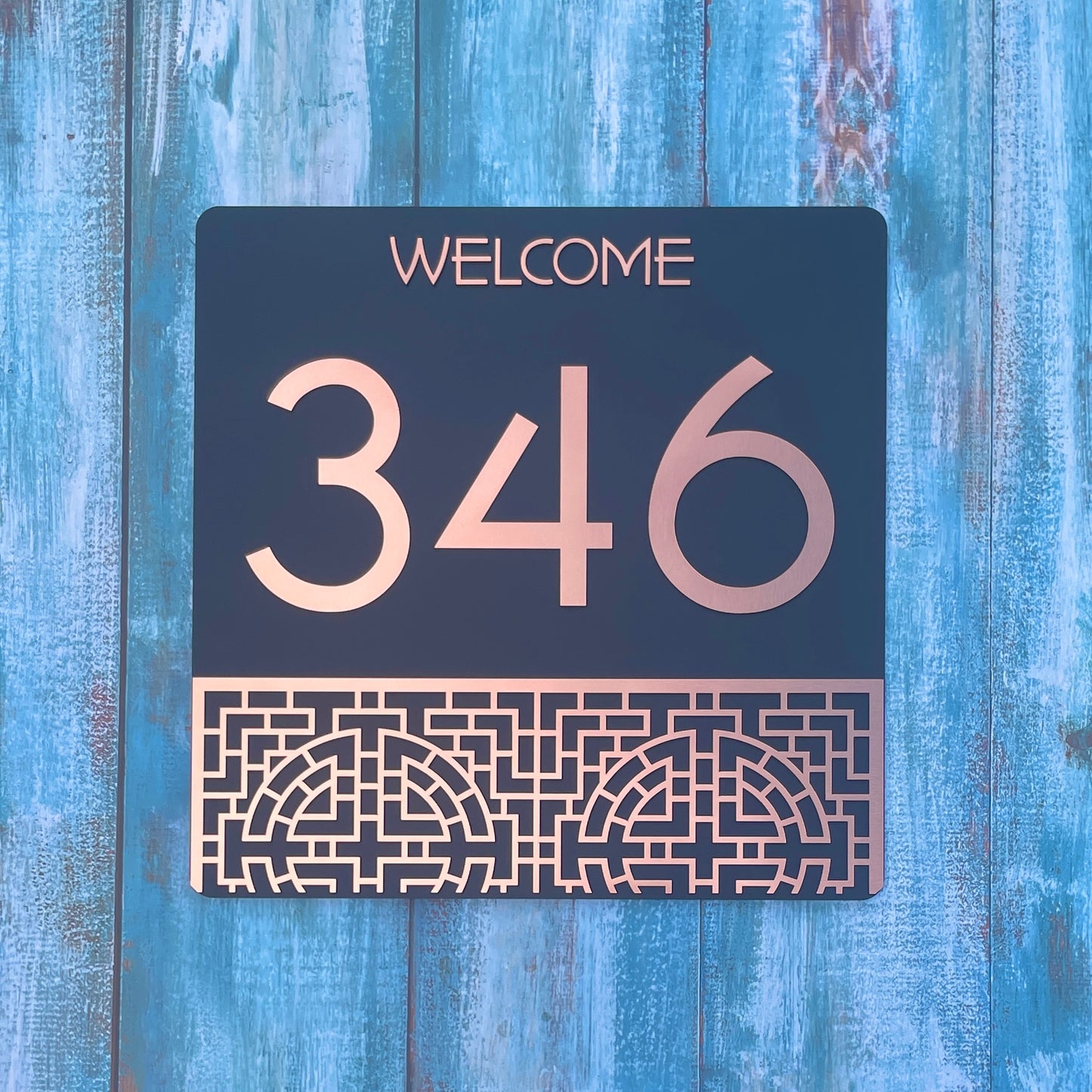 House Number Signs - Australian made | Lustre SH2 | SW2