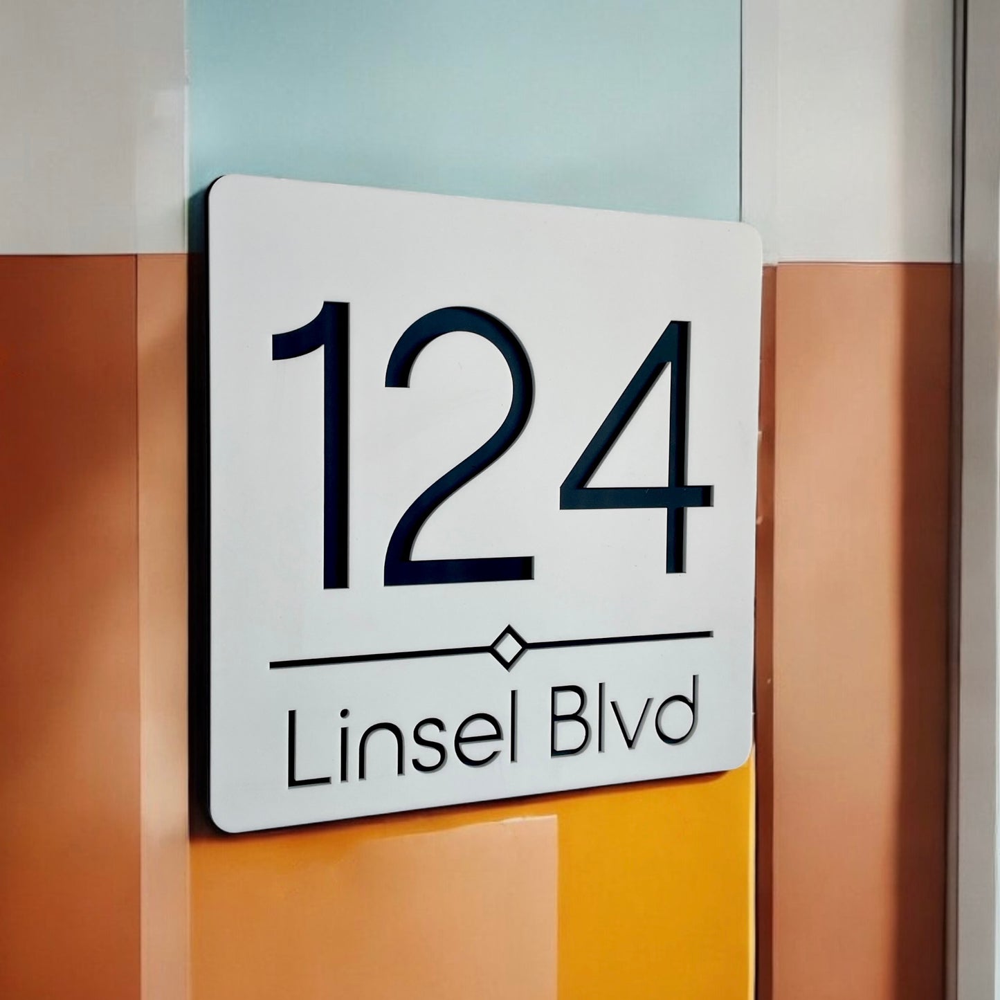 House Number Signs - Australian Made - Prisma 5 | SW2