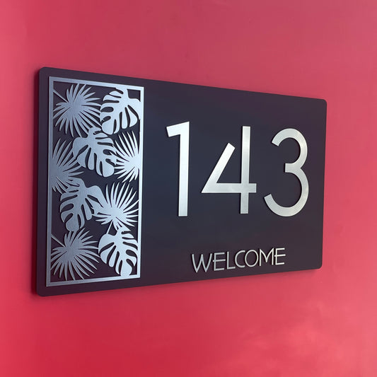 House Number Signs - Australian made | Lustre L3 | SW2