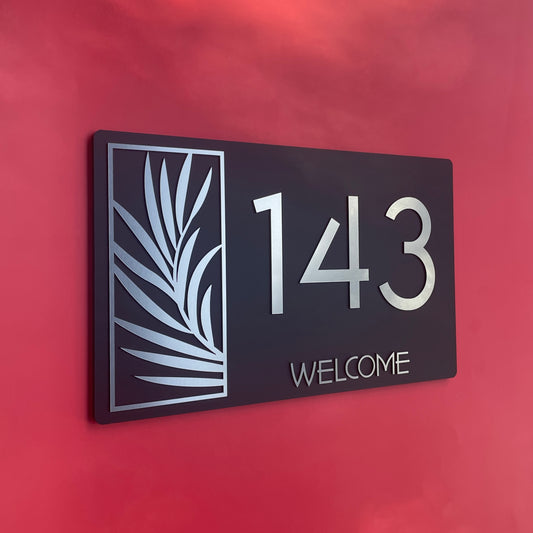 House Number Signs - Australian made | Lustre L4 | SW2