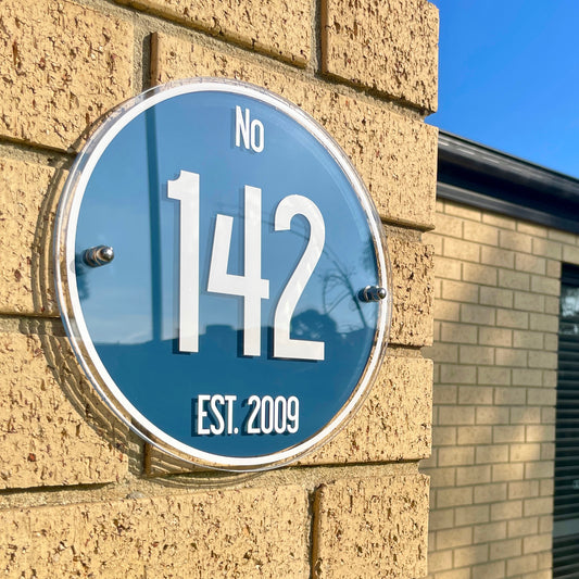 House Number Signs - Australian made | Vogue 3 | SW2