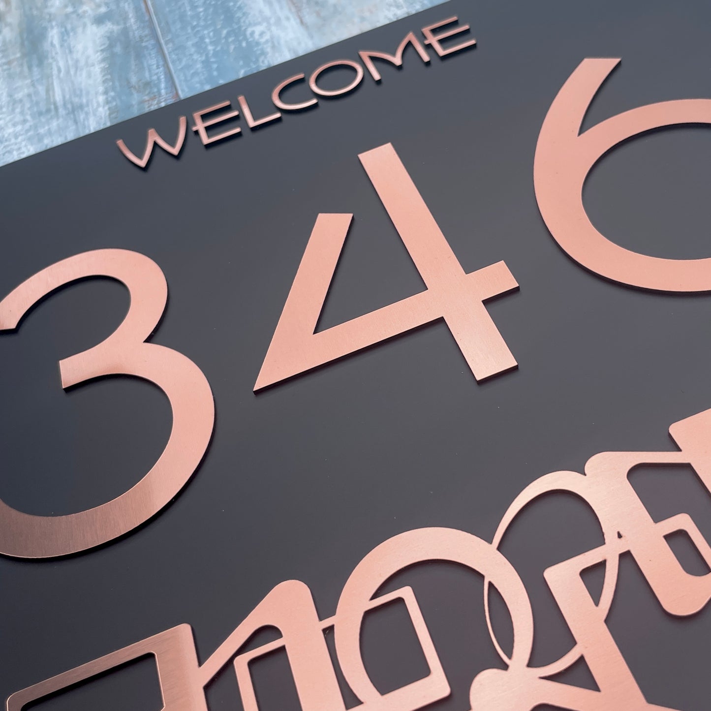 House Number Signs - Australian made | Lustre SV1 | SW2