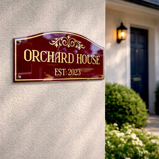 Heritage 2 House Number Sign - Traditional Australian Made | SW2