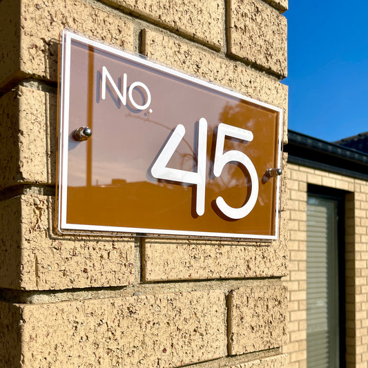 House Number Signs - Australian made | Urban 3 | SW2
