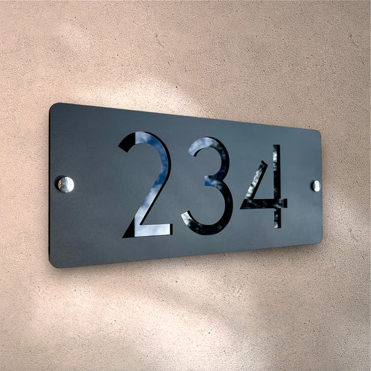 House Number Signs - Australian made - Nouveau 1 | SW2