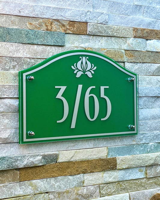 House Number Signs - Australian made - Heritage Petite 4 | SW2