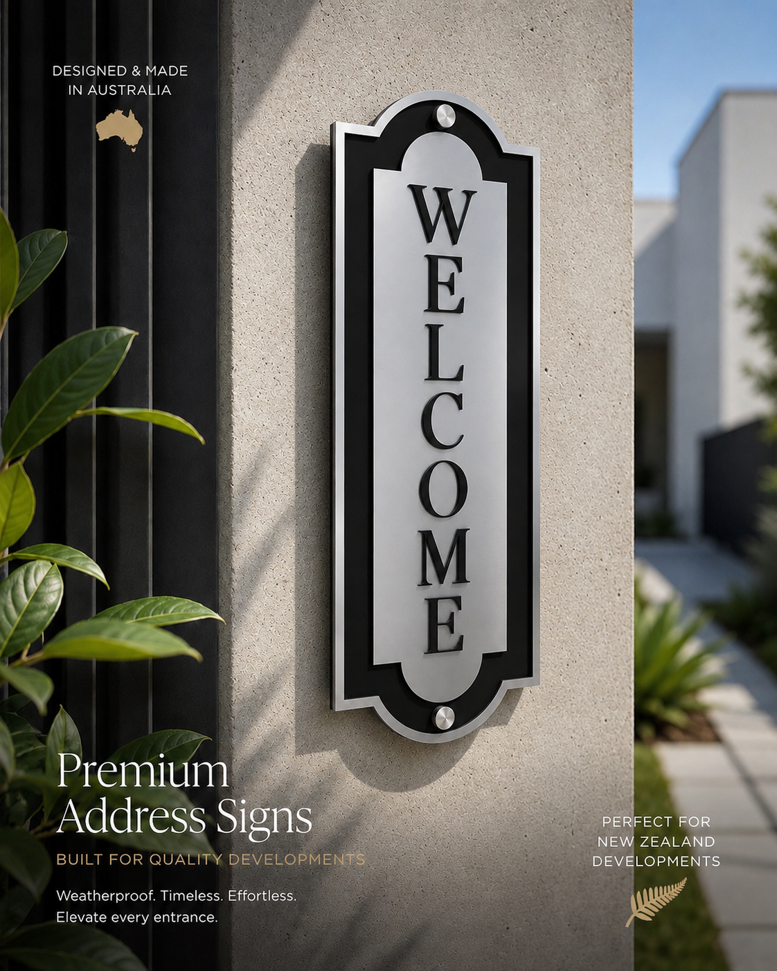 Vintage Welcome Sign