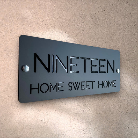 House Number Signs - Australian made - Nouveau 4 | SW2