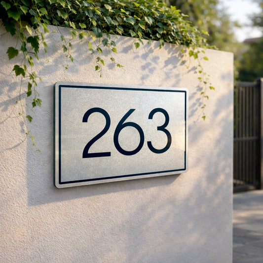 House Number Signs - Australian Made - Elevate 2 | SW2