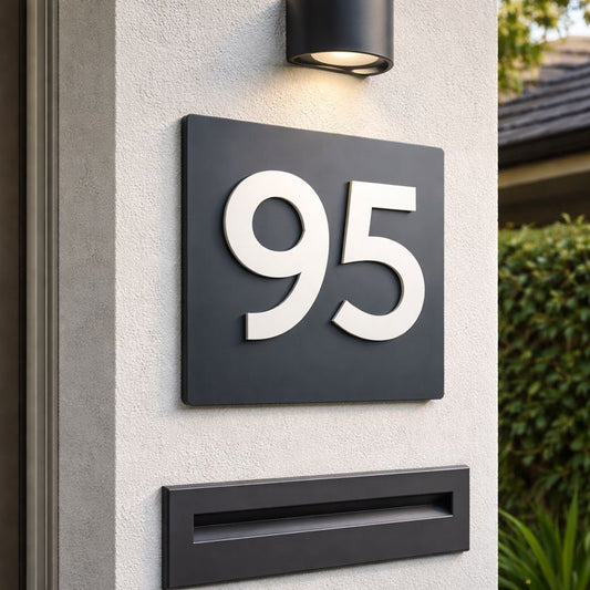 Legacy S1 3D House Number Sign - Modern Australian Made Design