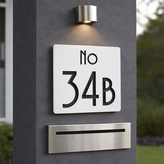 House Number Signs - Australian Made - Prisma 2 | SW2