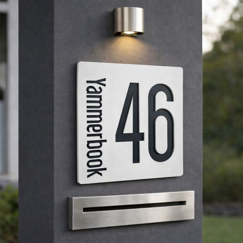 House Number Signs - Australian Made - Prisma 3 | SW2