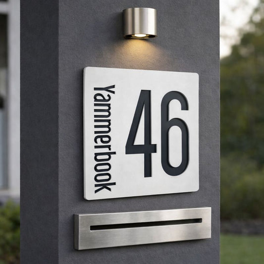 House Number Signs - Australian Made - Prisma 3 | SW2