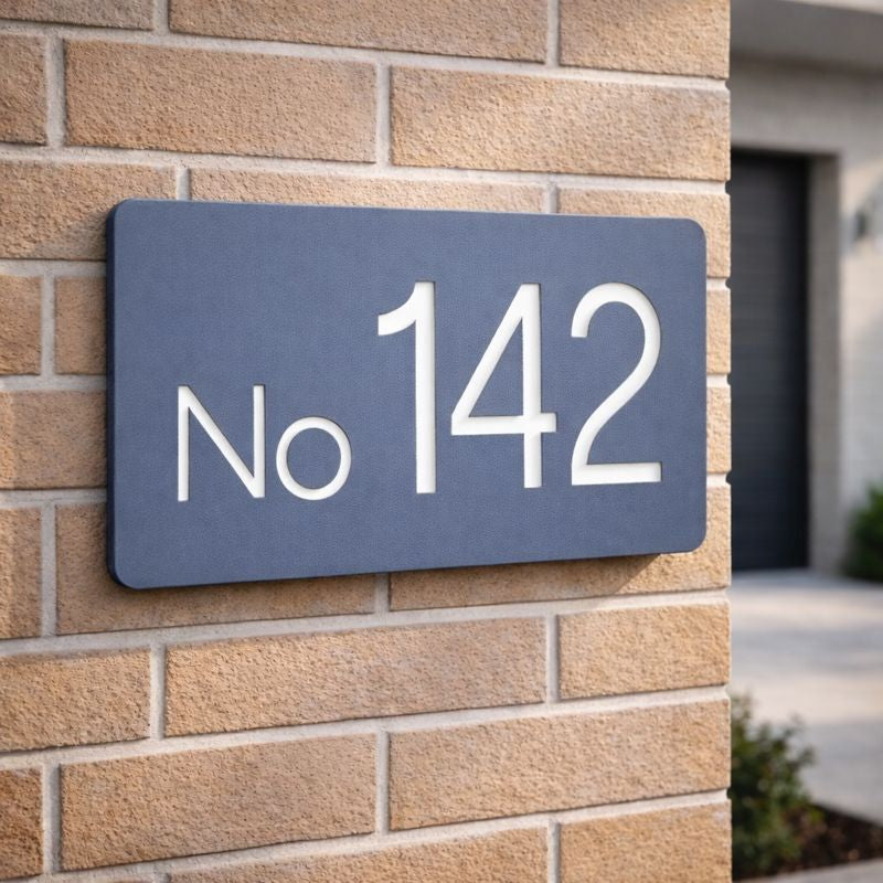 House Number Signs - Australian made - Nouveau 3 | SW2