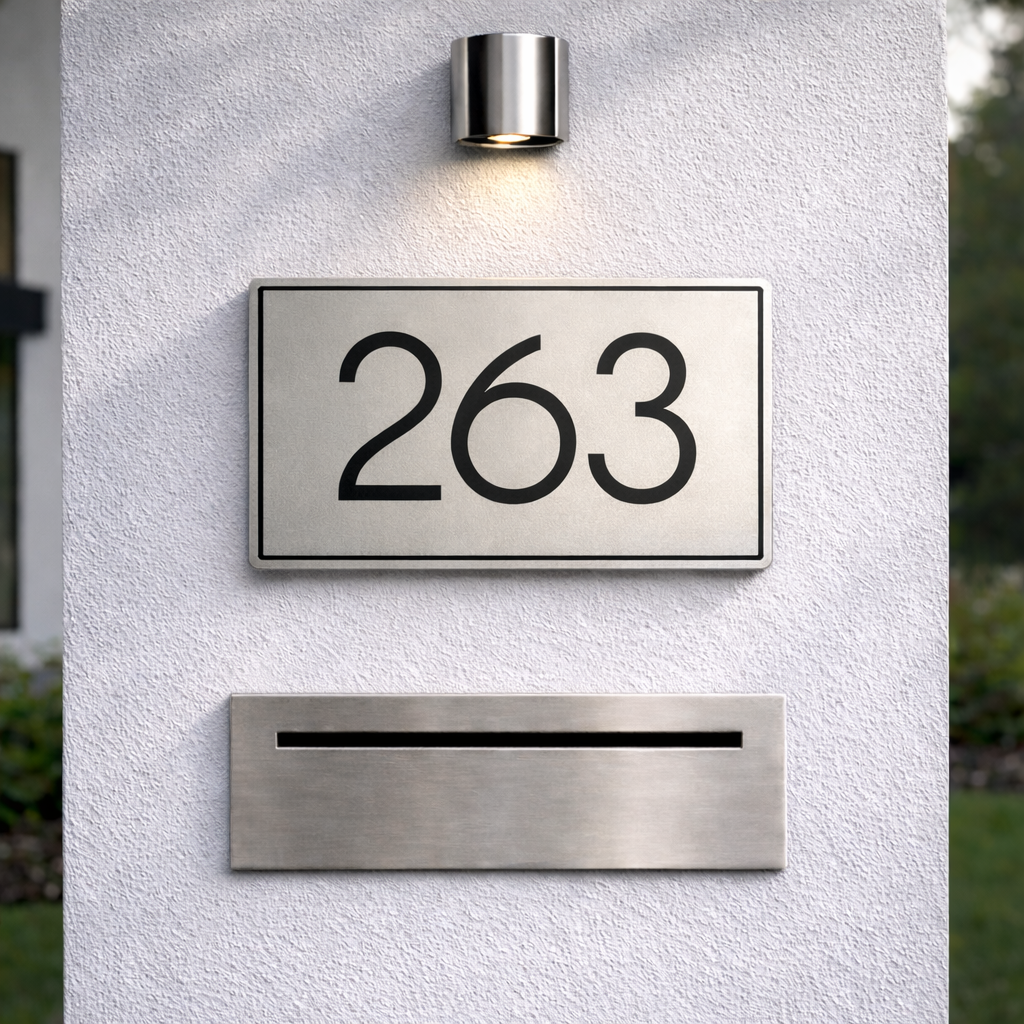 House Number Signs - Australian Made - Elevate 2 | SW2