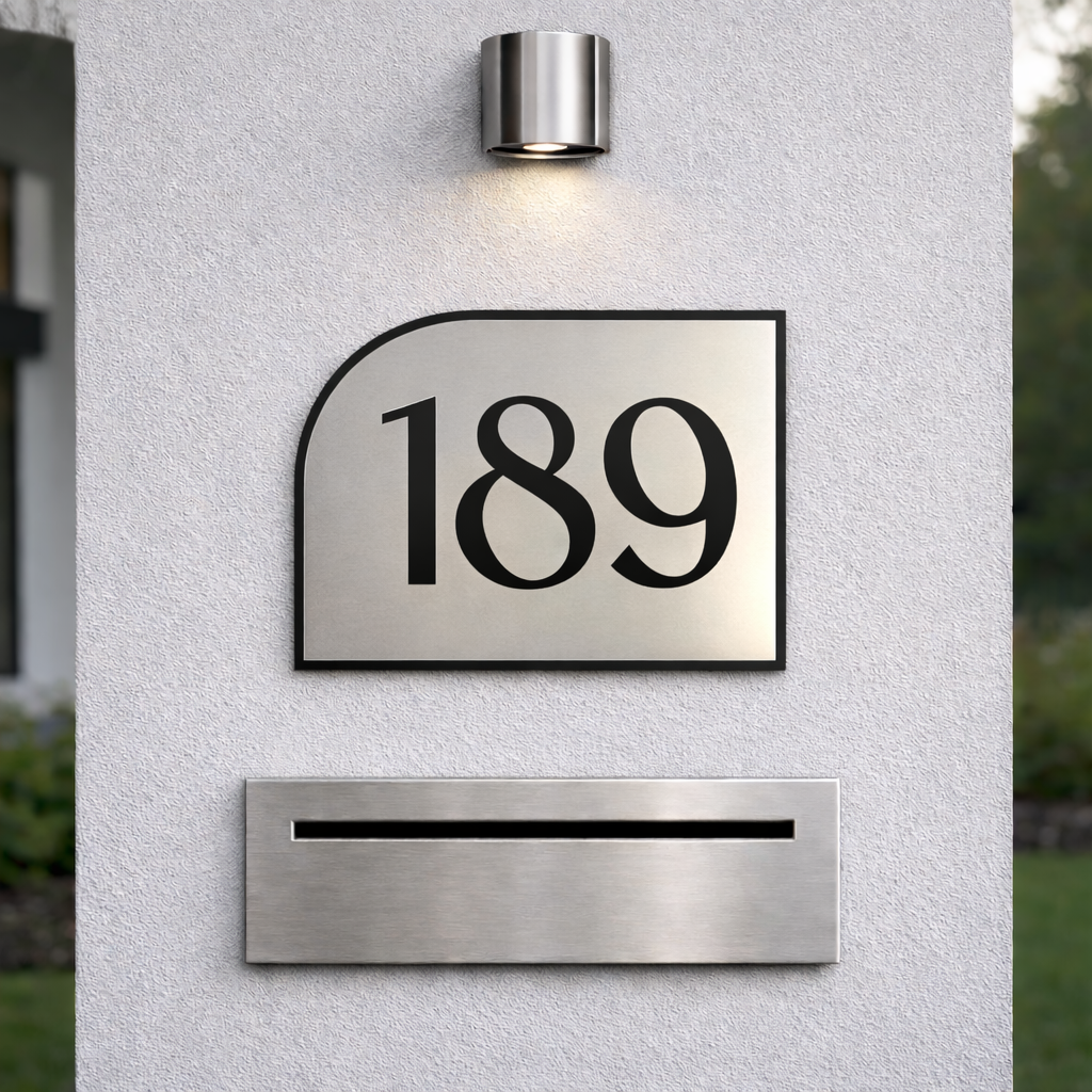 Sw2 Post Code Sign Elevate House Number Signs – Floating, Sleek & Custom – SW2 House ...