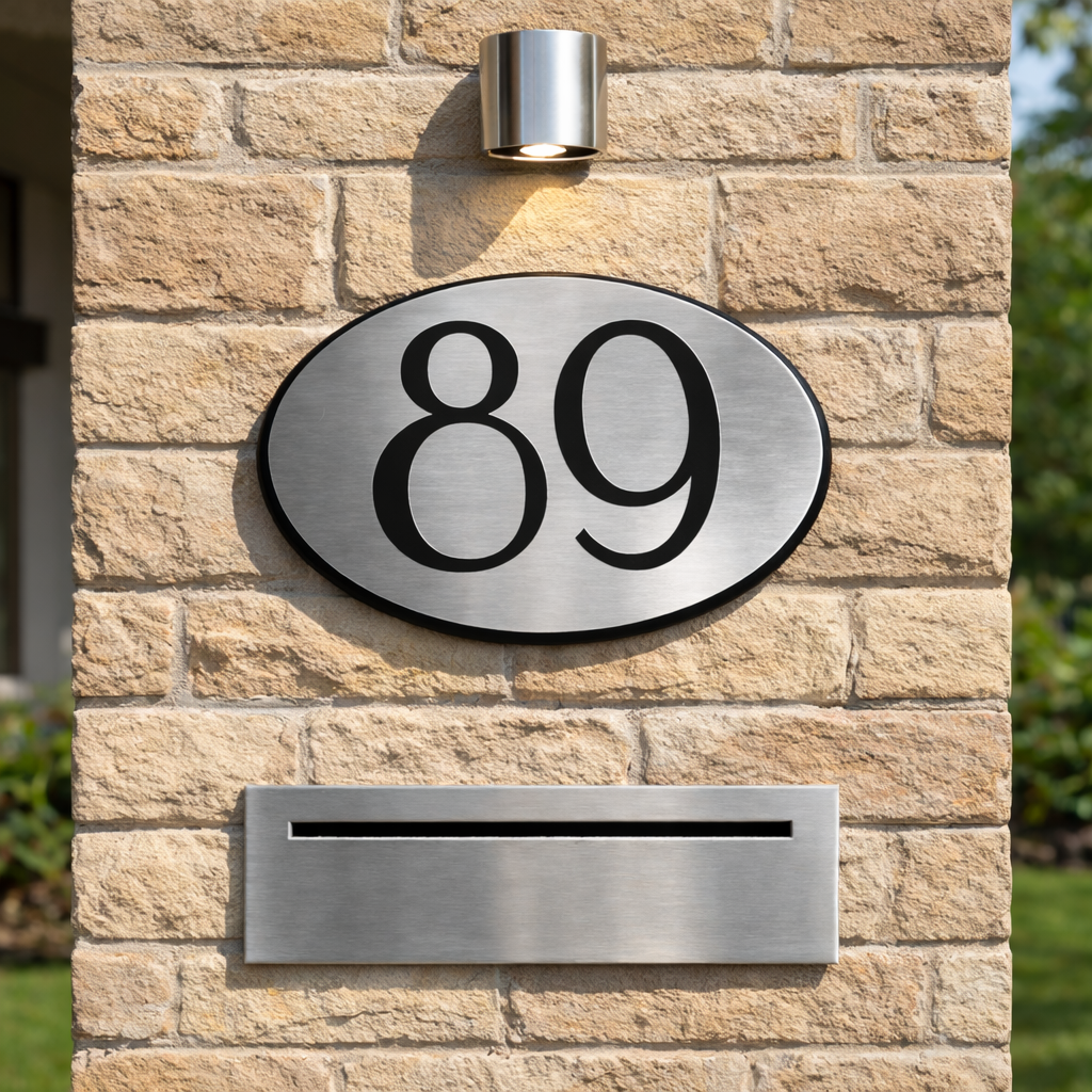House Number Signs - Australian Made - Elevate 8 | SW2