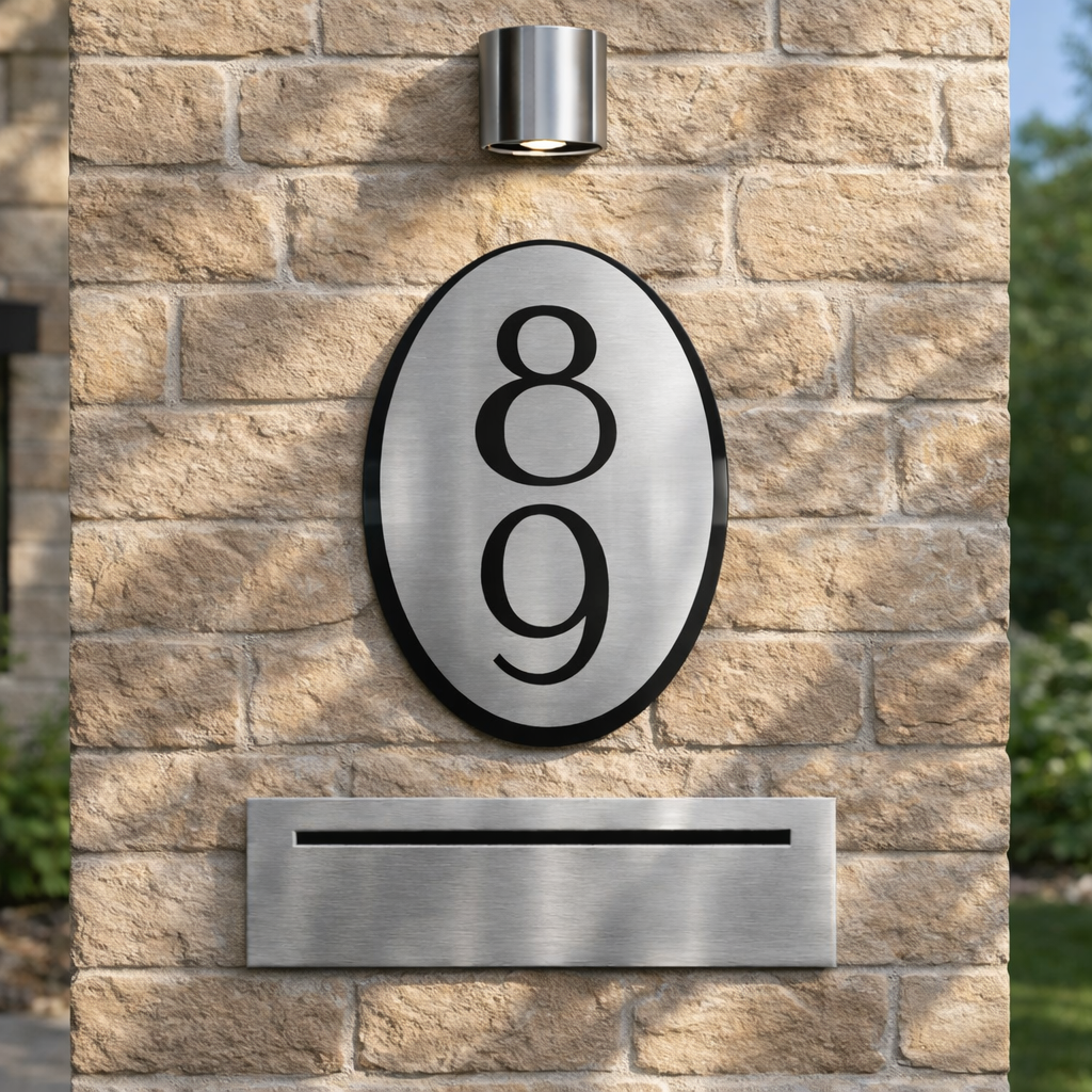 House Number Signs - Australian Made - Elevate 9 | SW2