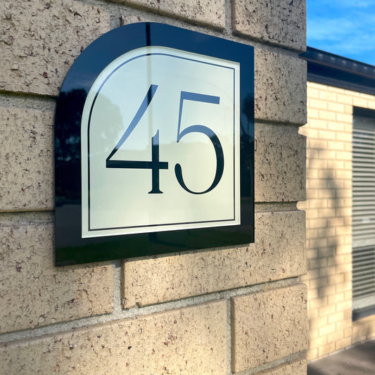 House Number Signs - Australian made | Mayfair 12 | SW2