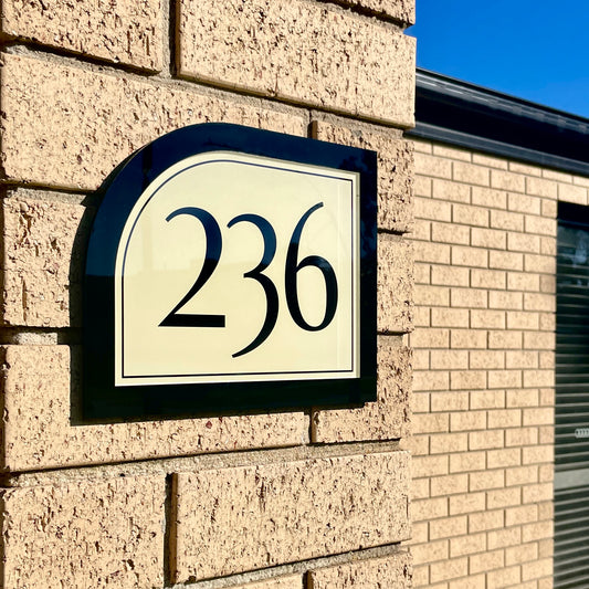 House Number Signs - Australian made | Mayfair 23 | SW2