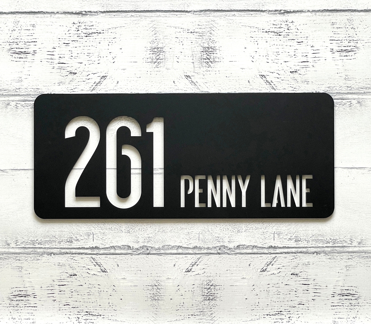 House Number Signs - Australian Made - Nouveau SL2 | SW2