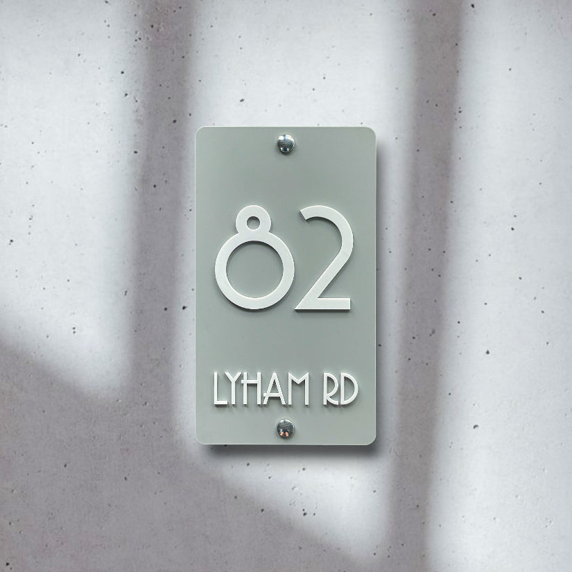 House Number Signs - Australian made - Legacy P3 | SW2