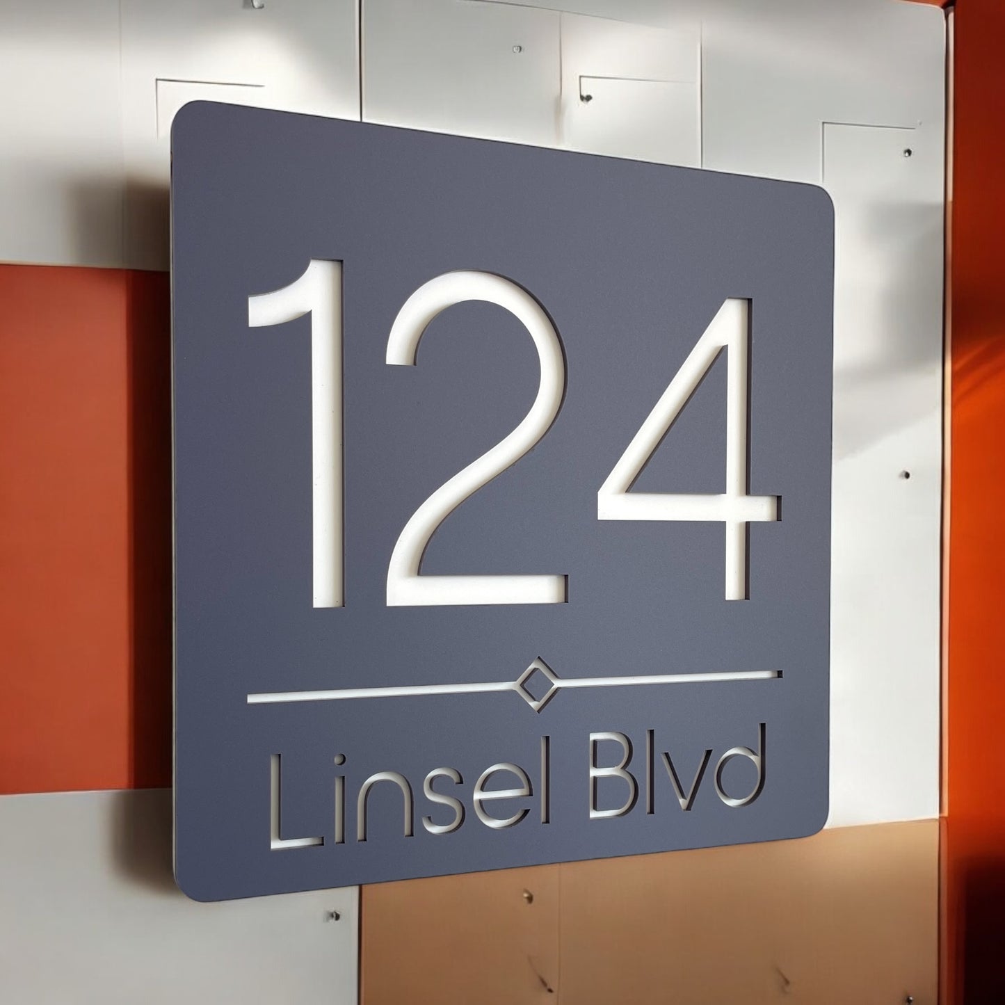 House Number Signs - Australian Made - Prisma 5 | SW2