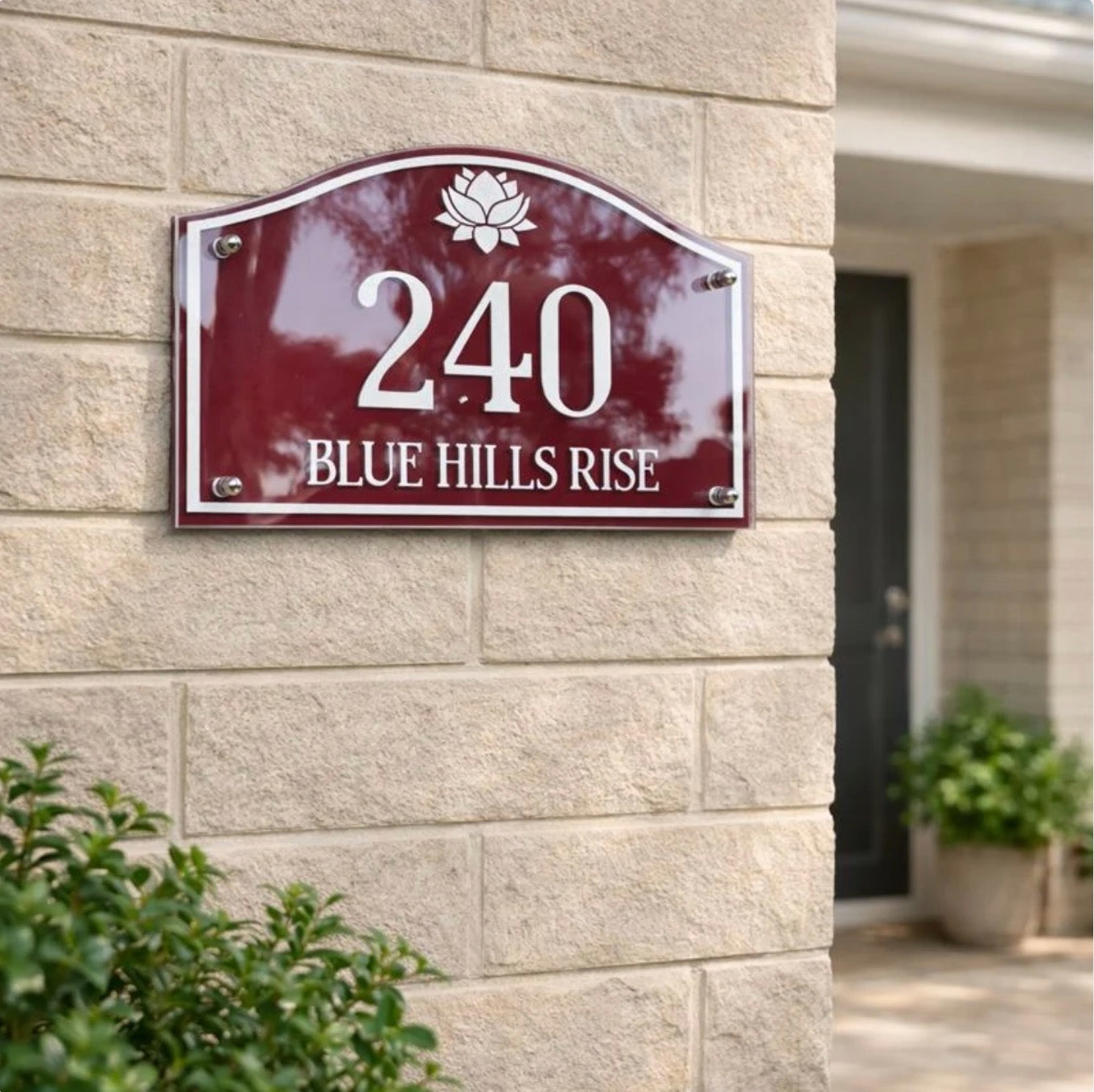 Heritage Petite 3 House Number Sign | Compact | Australian Made | SW2