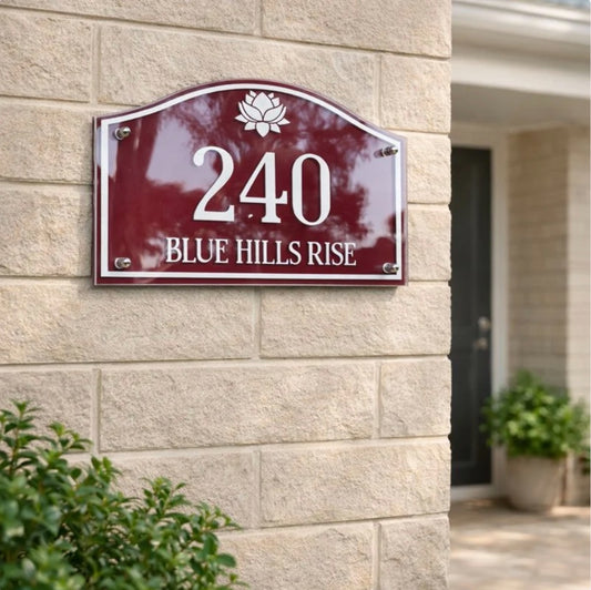 Heritage Petite 3 House Number Sign | Compact | Australian Made | SW2