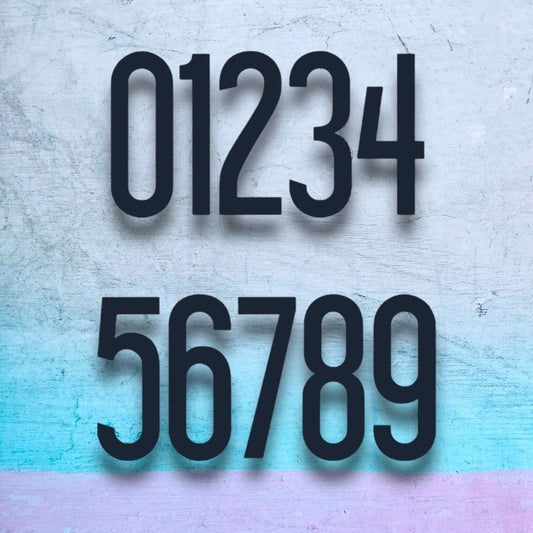 Australian made large standalone SW2 house number sign for clear visibility, preventing delivery mix-ups like cold pizza issues.